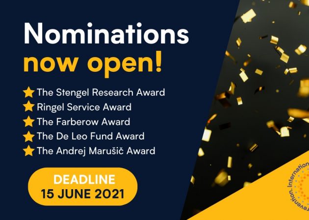 IASP AWARD Nominations – Now Open